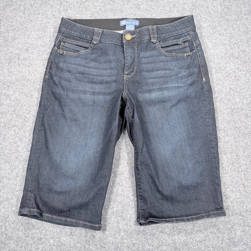 Democracy Absolution Dark Wash Denim Bermuda Shorts Size 14 B810BBBX